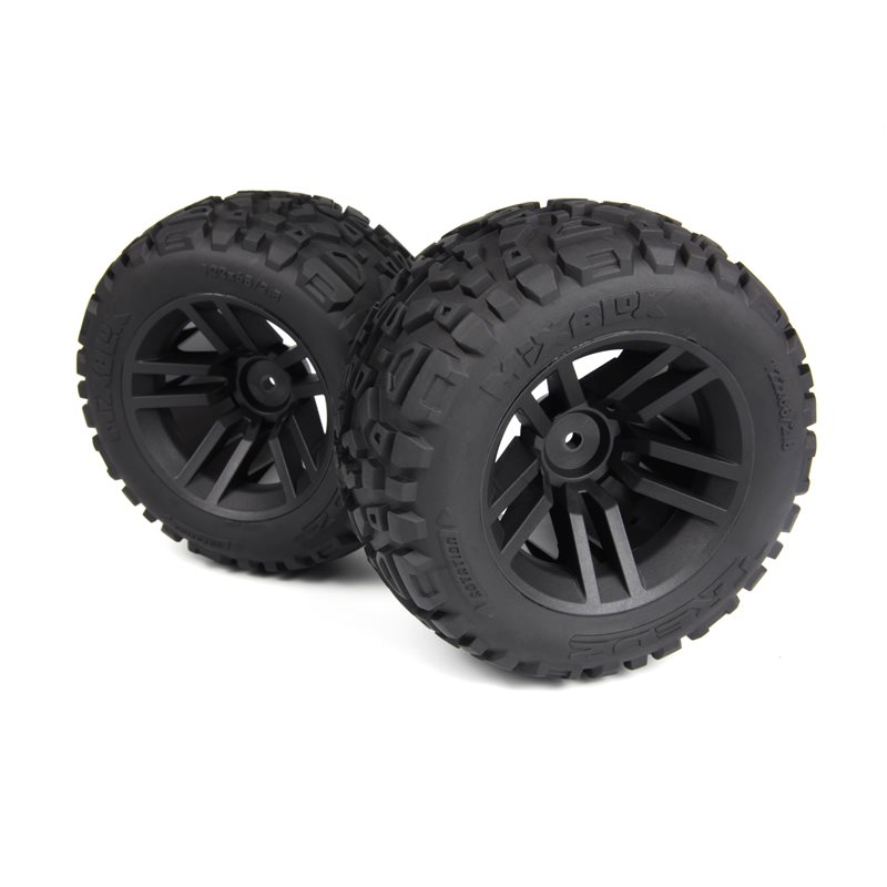 Mounted MixBlok Tire on XT Wheel (Black/2pcs)