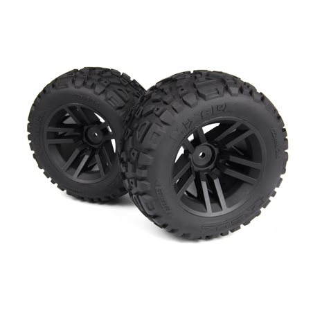 Mounted MixBlok Tire on XT Wheel (Black/2pcs)