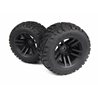 Mounted MixBlok Tire on XT Wheel (Black/2pcs)