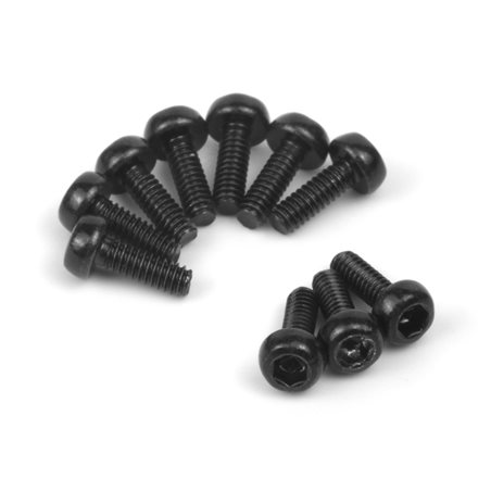 Button Head Screw M1.7x5mm (Hex Socket/10pcs)