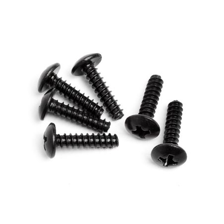Round Head Screw M3x12mm (6Pcs)