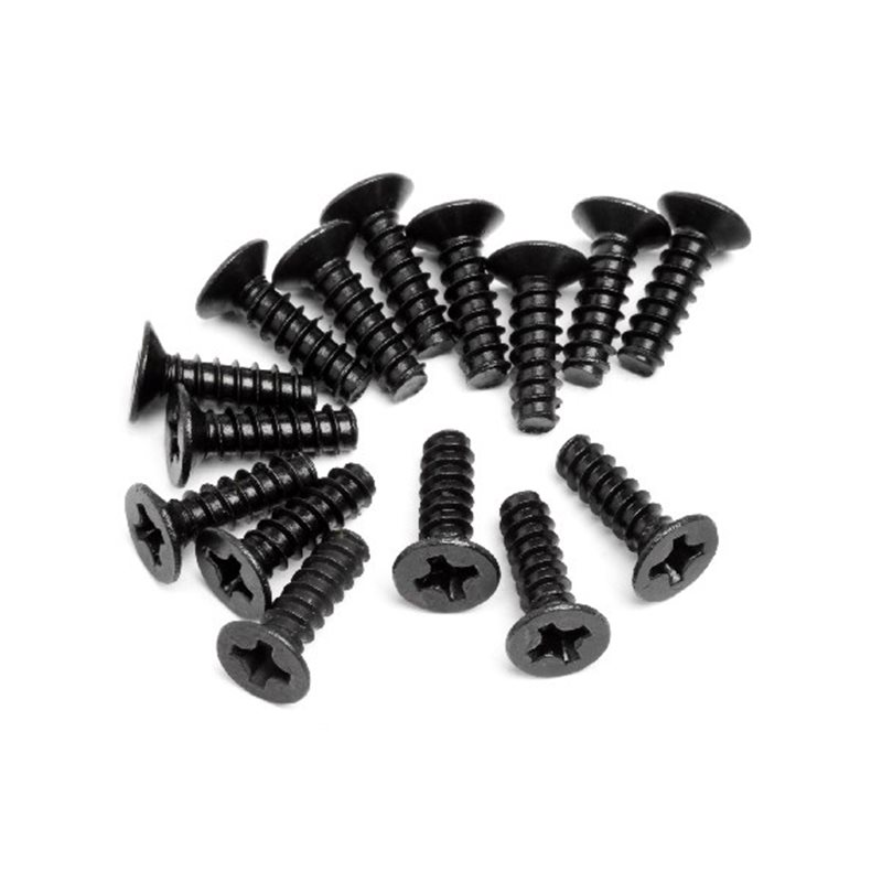 Countersunk Cross Head Self-TapScrew M3x10mm 15Pcs
