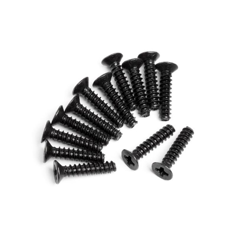 Countersunk Cross Head Self-TapScrew M3x14mm 13Pcs