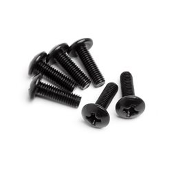 Round Head Screw M3x10mm (6Pcs)