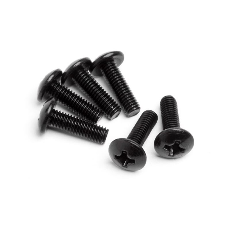 Round Head Screw M3x10mm (6Pcs)