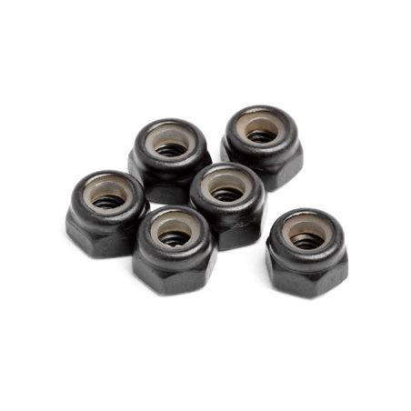 M3 Nylon Locknut (6Pcs)