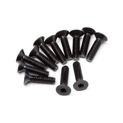 Flat Head Screw M4x16mm 12 Pcs