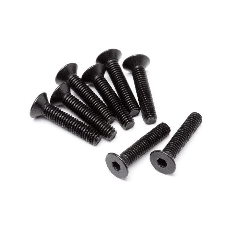 Flat Head Screw M4x20mm 12 Pcs