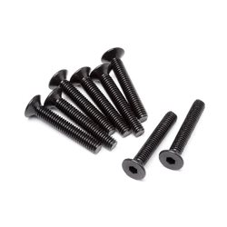 Flat Head Screw M4x25mm 8 Pcs
