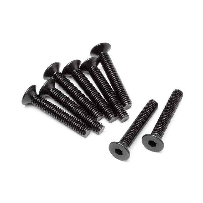 Flat Head Screw M4x25mm 8 Pcs