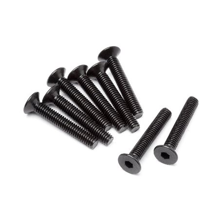 Flat Head Screw M4x25mm 8 Pcs