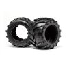 Tyres w/Inserts 2 Pcs (Blackout MT)