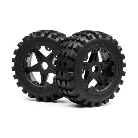 BLACKOUT XB MOUNTED WHEEL AND TYRE SET (FRONT) PR