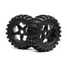 BLACKOUT XB MOUNTED WHEEL AND TYRE SET (FRONT) PR