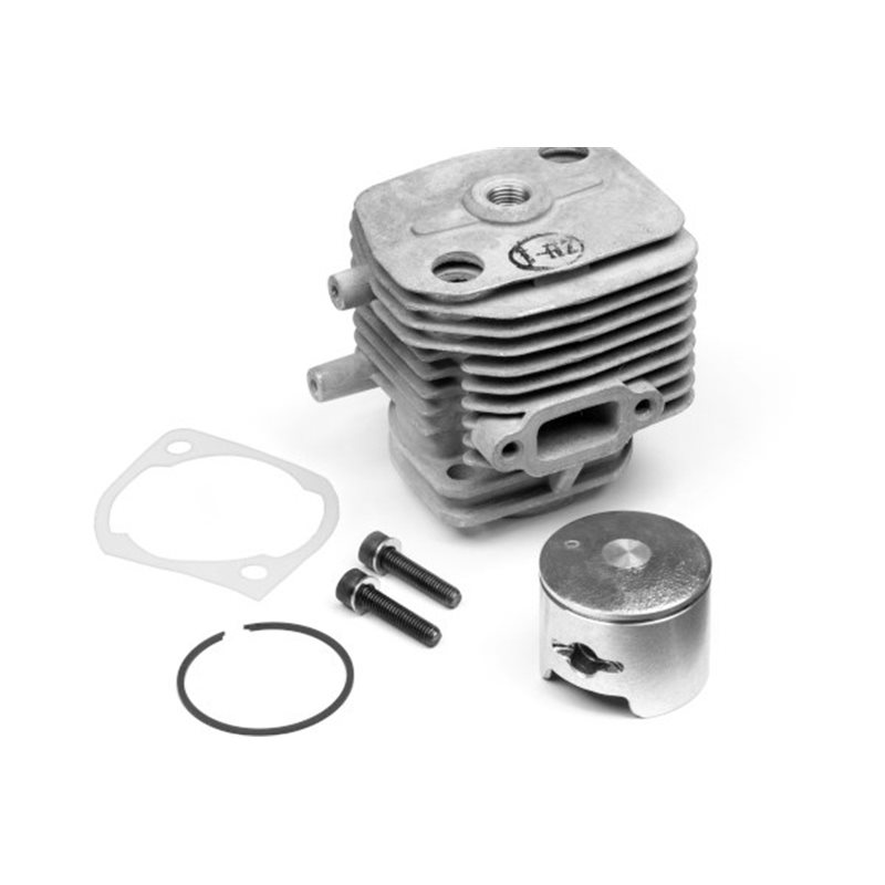 2-BOLT CYLINDER HEAD & PISTON SET - NO PISTON PIN
