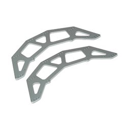 CHASSIS SIDE PLATE GUNMETAL 2PCS (SCOUT RC)