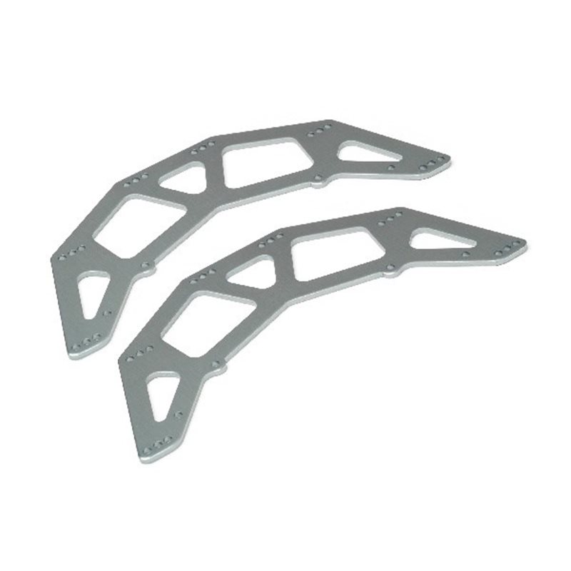 CHASSIS SIDE PLATE GUNMETAL 2PCS (SCOUT RC)