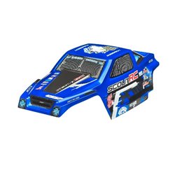 PAINTED SCOUT RC BODYSHELL BLUE W/DECALS
