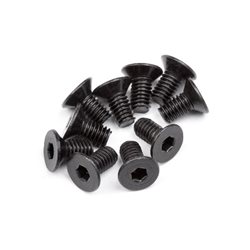Flat Head Screw M4x8mm (12 Pcs)