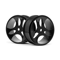 Black Wheels 2 Pcs (Vader XB)
