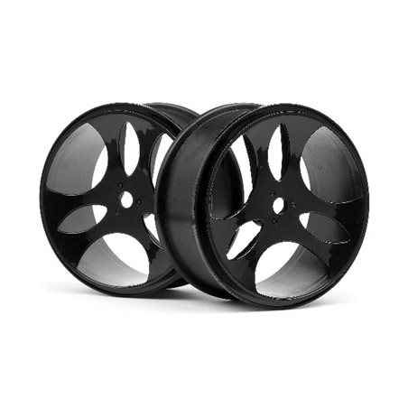 Black Wheels 2 Pcs (Vader XB)
