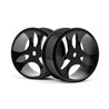 Black Wheels 2 Pcs (Vader XB)