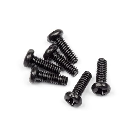 CAP HEAD SCREW M2 X 6MM 6PCS
