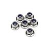 Flanged Lock Nut M3 6Pcs