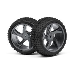 1/18 BUGGY WHEEL & TYRE ASSEMBLY (ION XB)