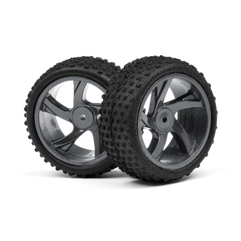 1/18 BUGGY WHEEL & TYRE ASSEMBLY (ION XB)