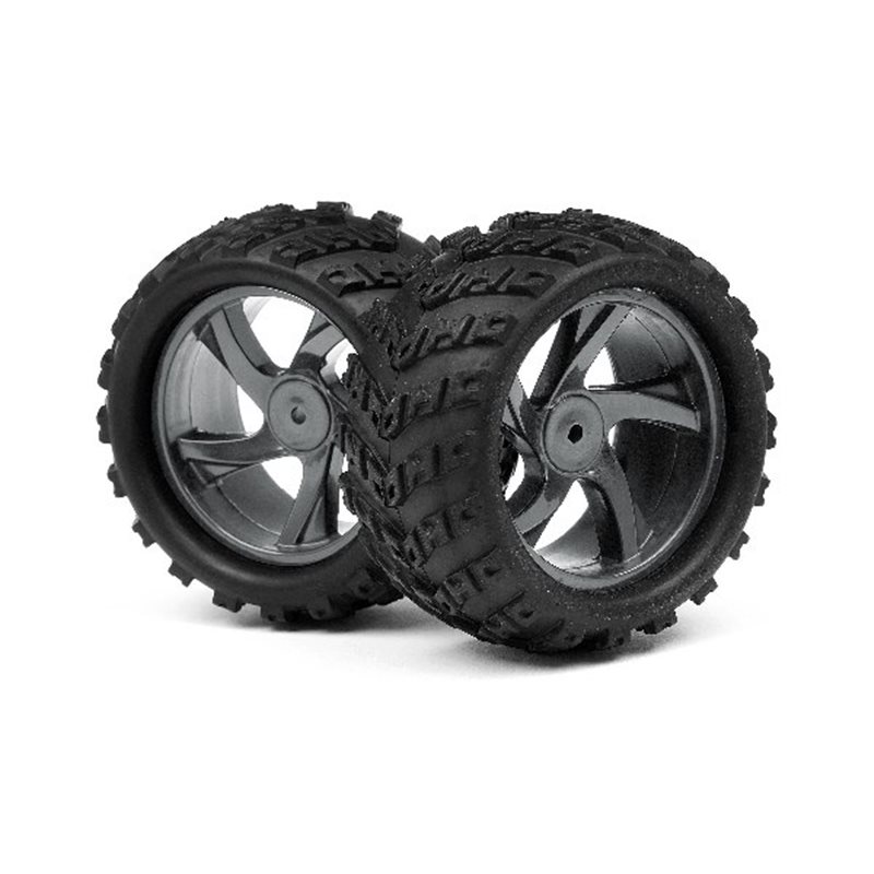 1/18 MONSTER TRUCK WHEEL & TYRE ASSEMBLY (ION MT)