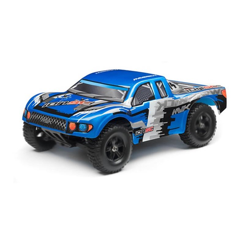 SHORT COURSE PAINTED BODY BLUE WITH DECALS ION SC