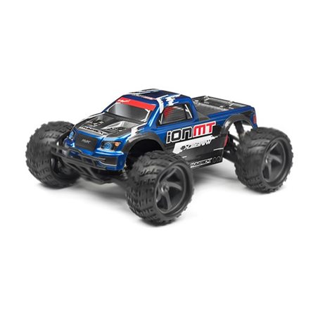 MONSTER TRUCK PAINTED BODY BLUE WITH DECALS ION MT
