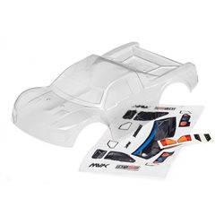 CLEAR SHORT COURSE BODY WITH DECALS (ION SC)