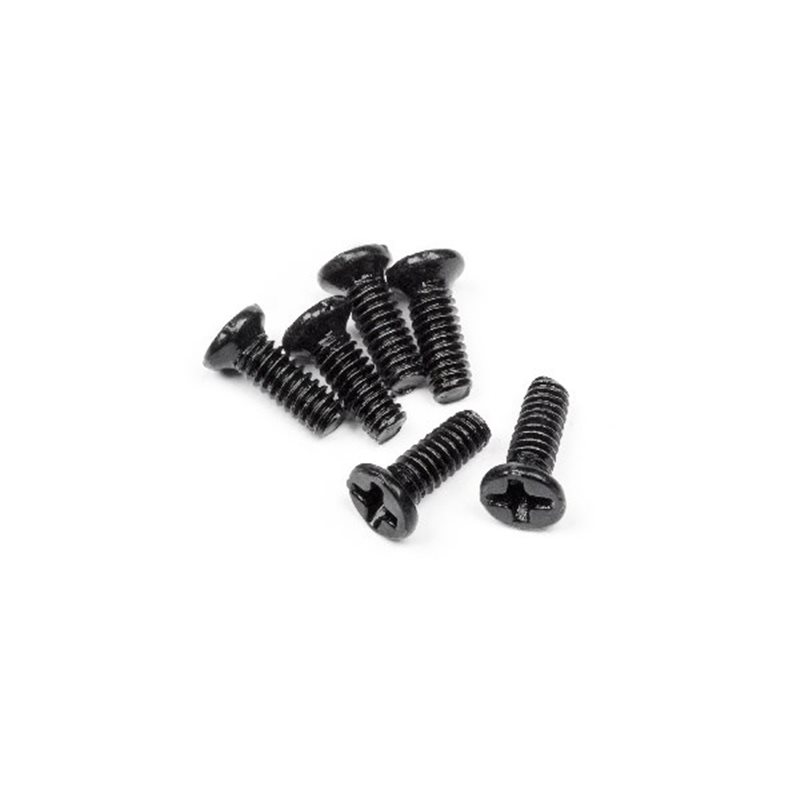 FLAT HEAD SCREW M2 X 6MM 6PCS
