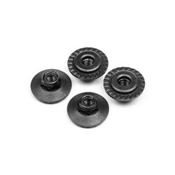 FLANGED LOCK NUT M5X8MM (4PCS)