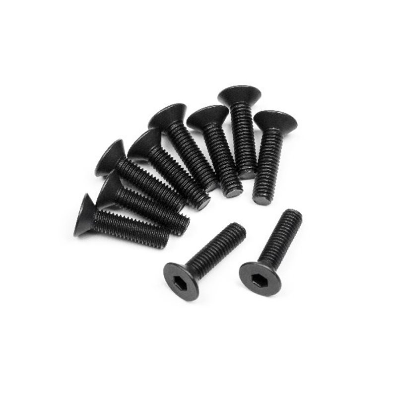 FLAT HEAD SCREW M3X12MM (10PCS)