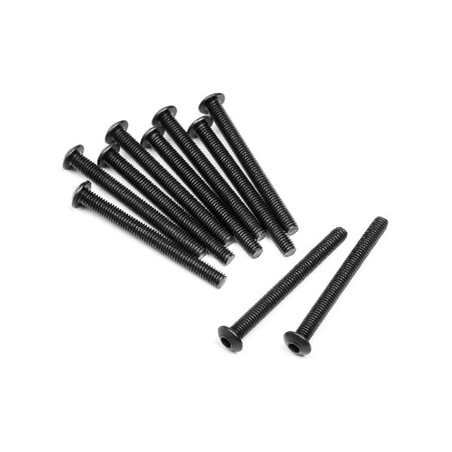 BUTTON HEAD SCREW M3X30MM (10PCS)