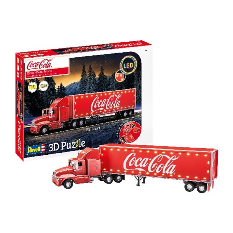 3D Puzzle Coca-Cola Truck LED