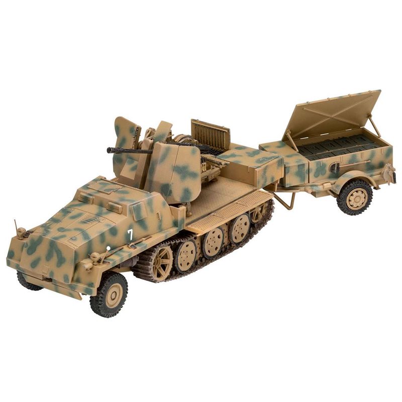 sWs with 3.7cm Flak 43 & Ammunition Trailer
