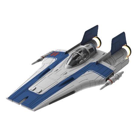 1:44 Resistance A-wing Fighter, blue