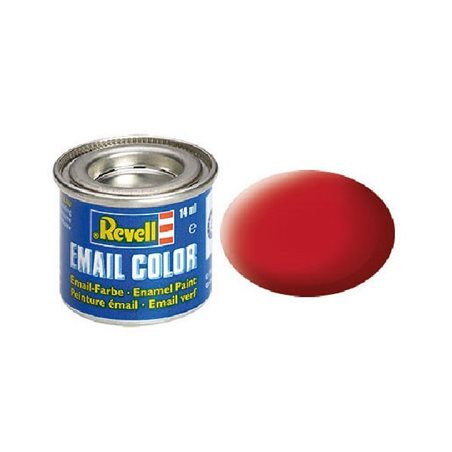 Enamel 14 ml. carmine red, mat
