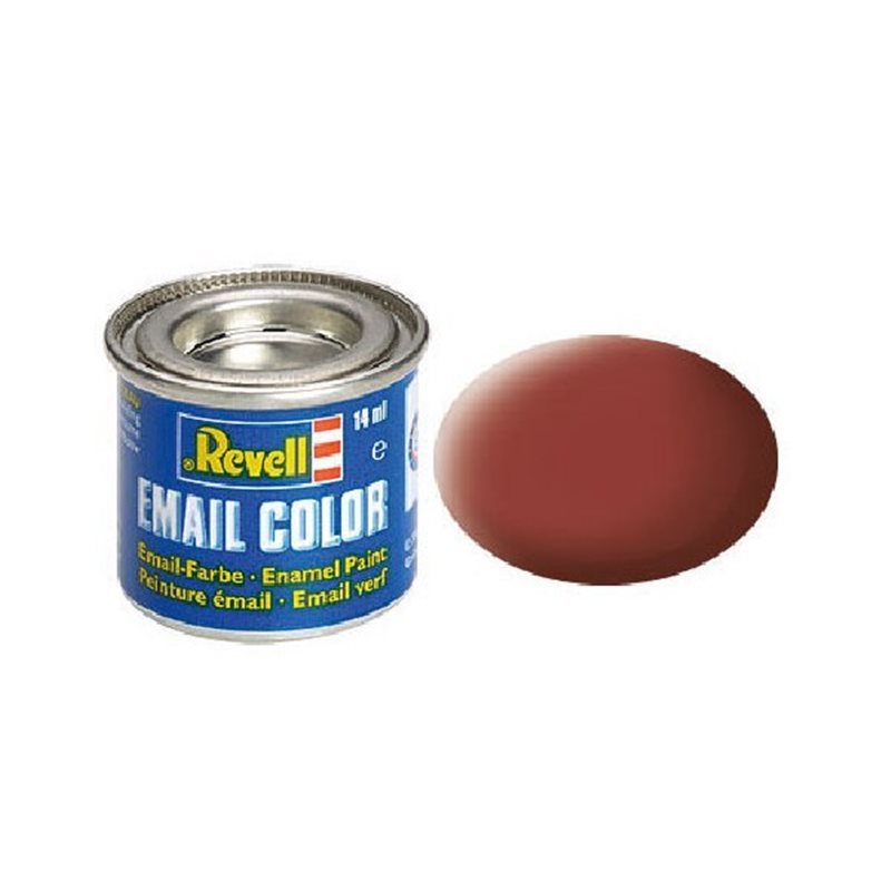 Enamel 14 ml. reddish brown, mat