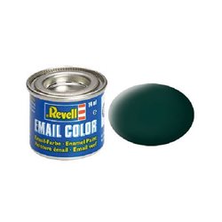 Enamel 14 ml. black-green mat