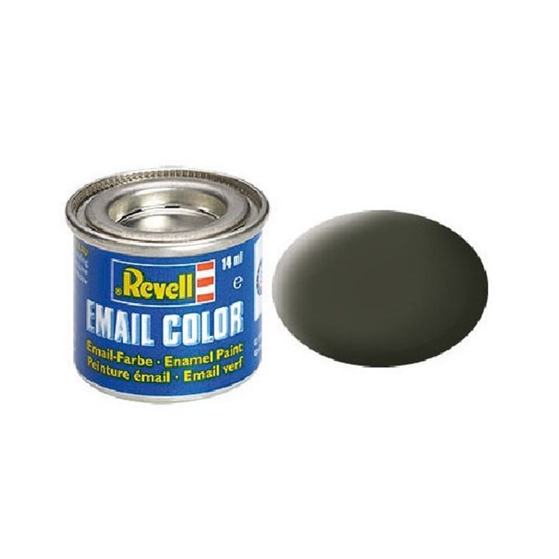Enamel 14 ml. olive yellow mat