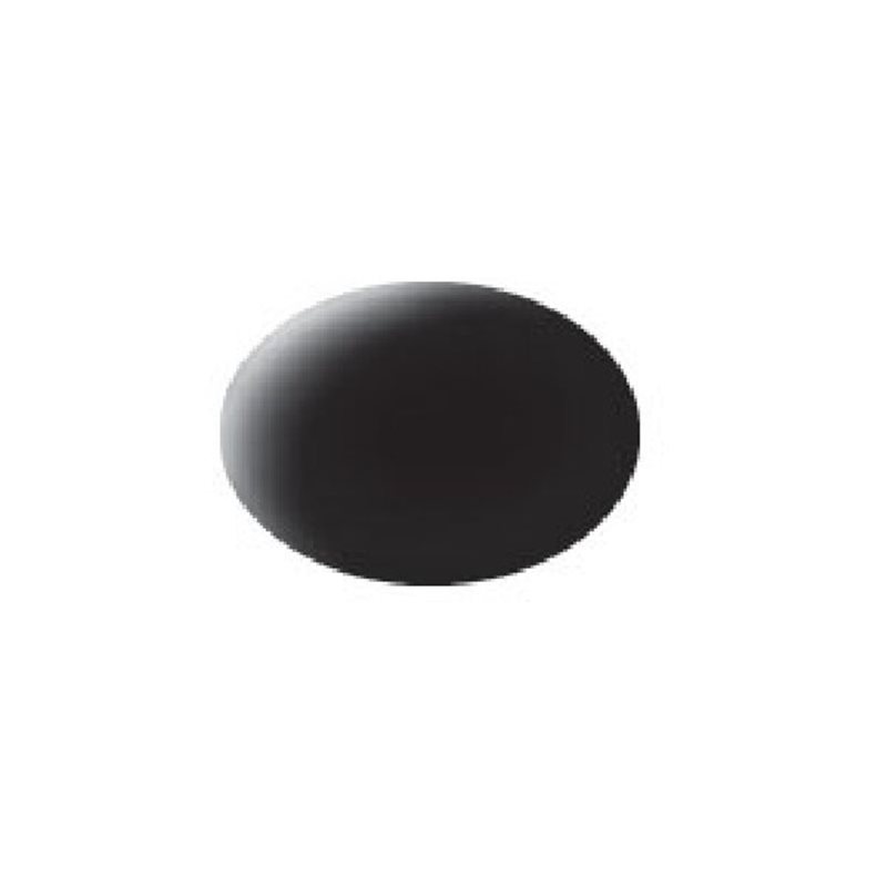 Matt Black (RAL 9011) Aqua Color Acrylic - 18ml