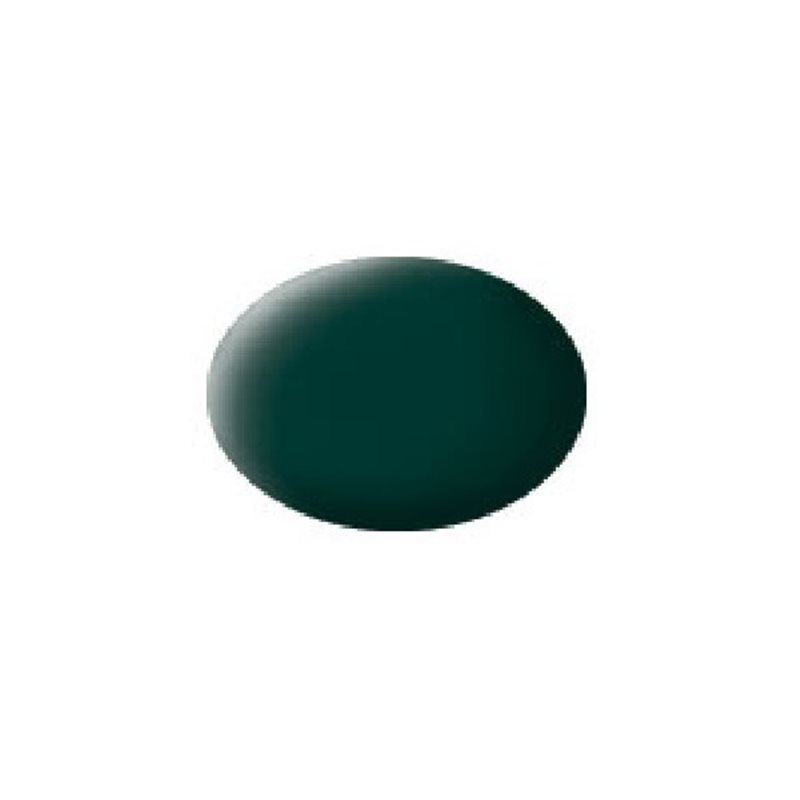 Matt Black-Green Aqua Color Acrylic - 18ml