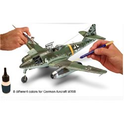 Model Color, German Aircraft WWII 8x17ml