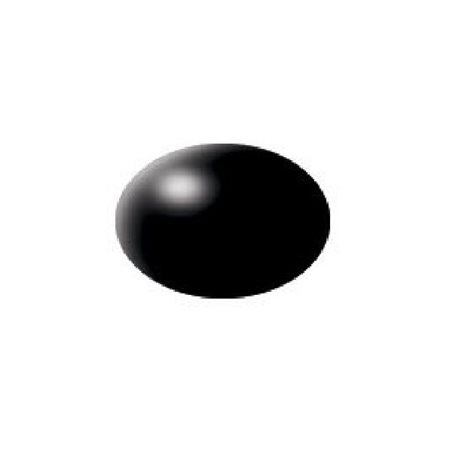Silk Black (RAL 9005) Aqua Color Acrylic - 18ml