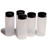 Plastic bottle w/flat cap 80cc 5pcs 31